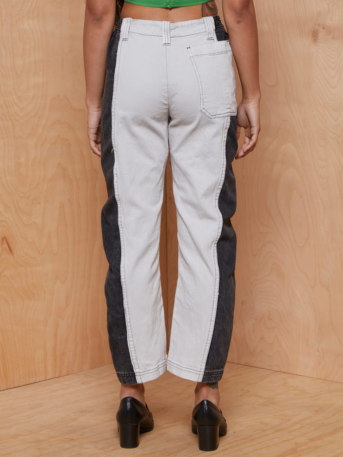 Rachel Comey Two Tone Jeans with Adjustable Waistband