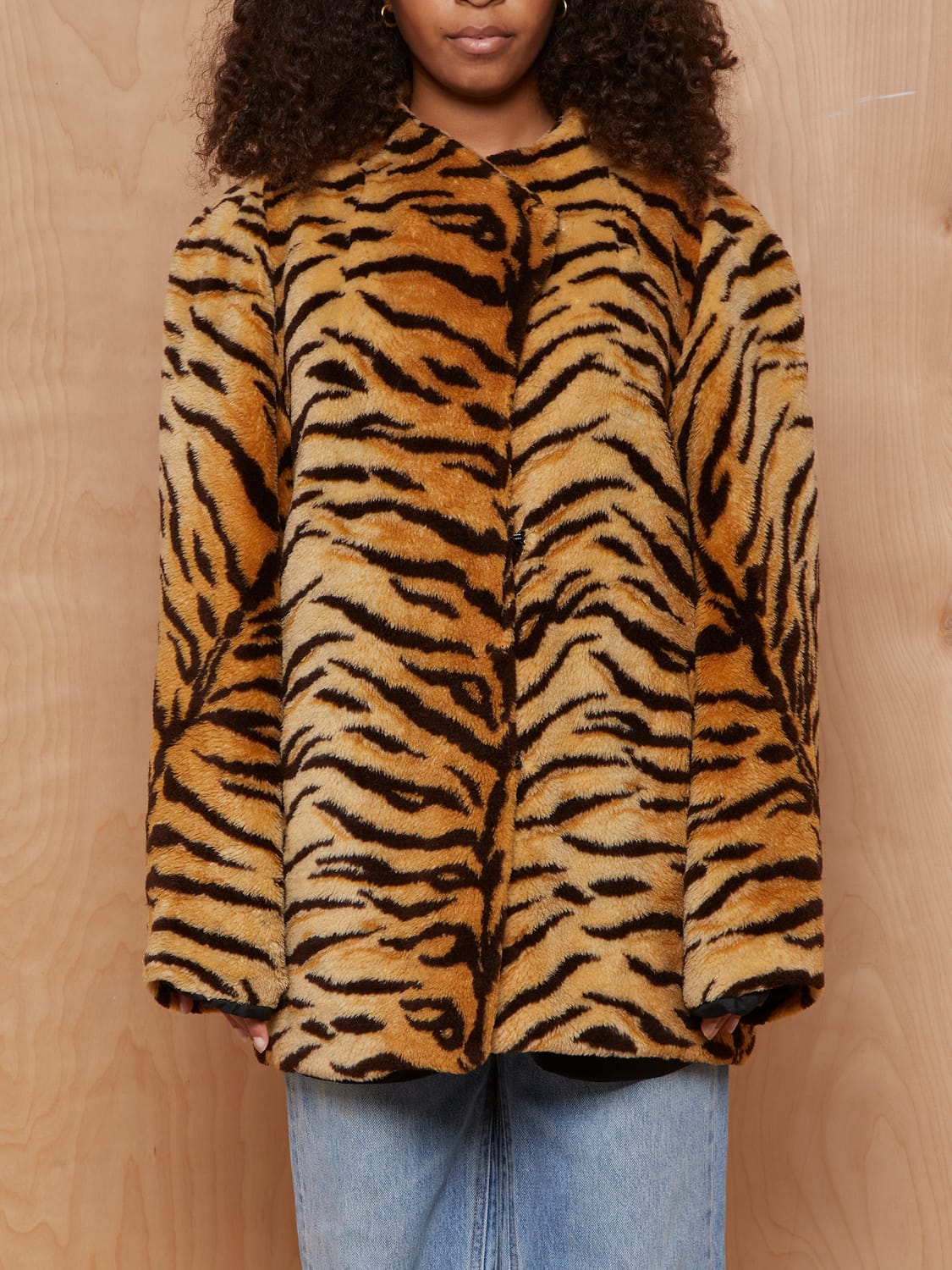 Vintage Tiger Print Coat