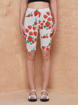 Helmstedt Strawberry Print Biker Shorts