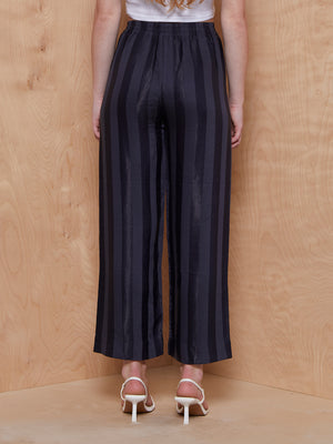 & Other Stories Striped Navy Trousers