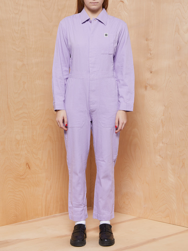 Lucy and Yak Carmen Boilersuit in Lavender