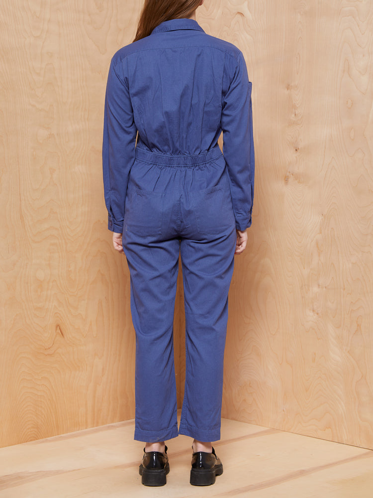 Lucy and Yak Carmen Boilersuit in Navy
