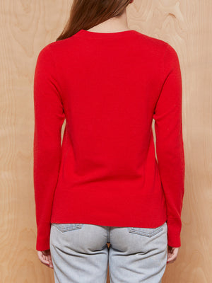 Universal Standard Red Cashmere Sweater