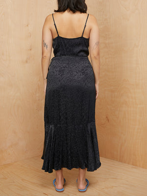 Abercrombie & Fitch Black Wrap Dress