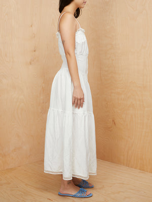 Christy Dawn Tiered White Dress