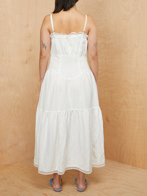 Christy Dawn Tiered White Dress