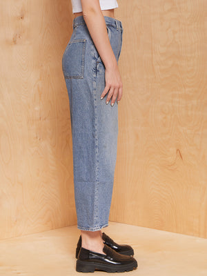 COS Cropped Wide Leg Light Wash Jeans