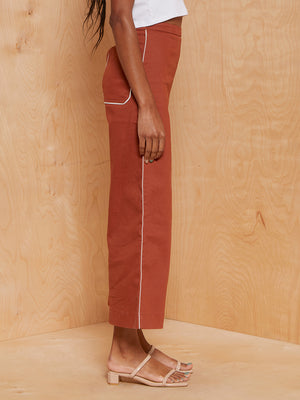 Camp Collection Rust Wide Leg Pants