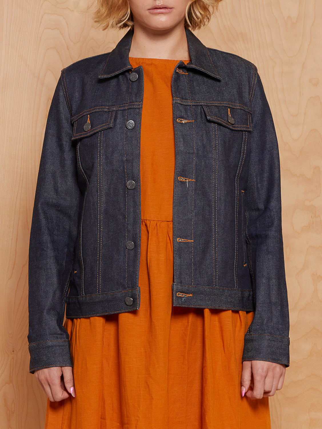 Grosieur denim jacket | Organic 'Butler' stonewashed denim | A.P.C.  Ready-to-Wear