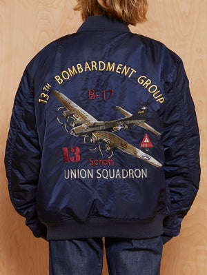 Vintage Bomber Army Jacket