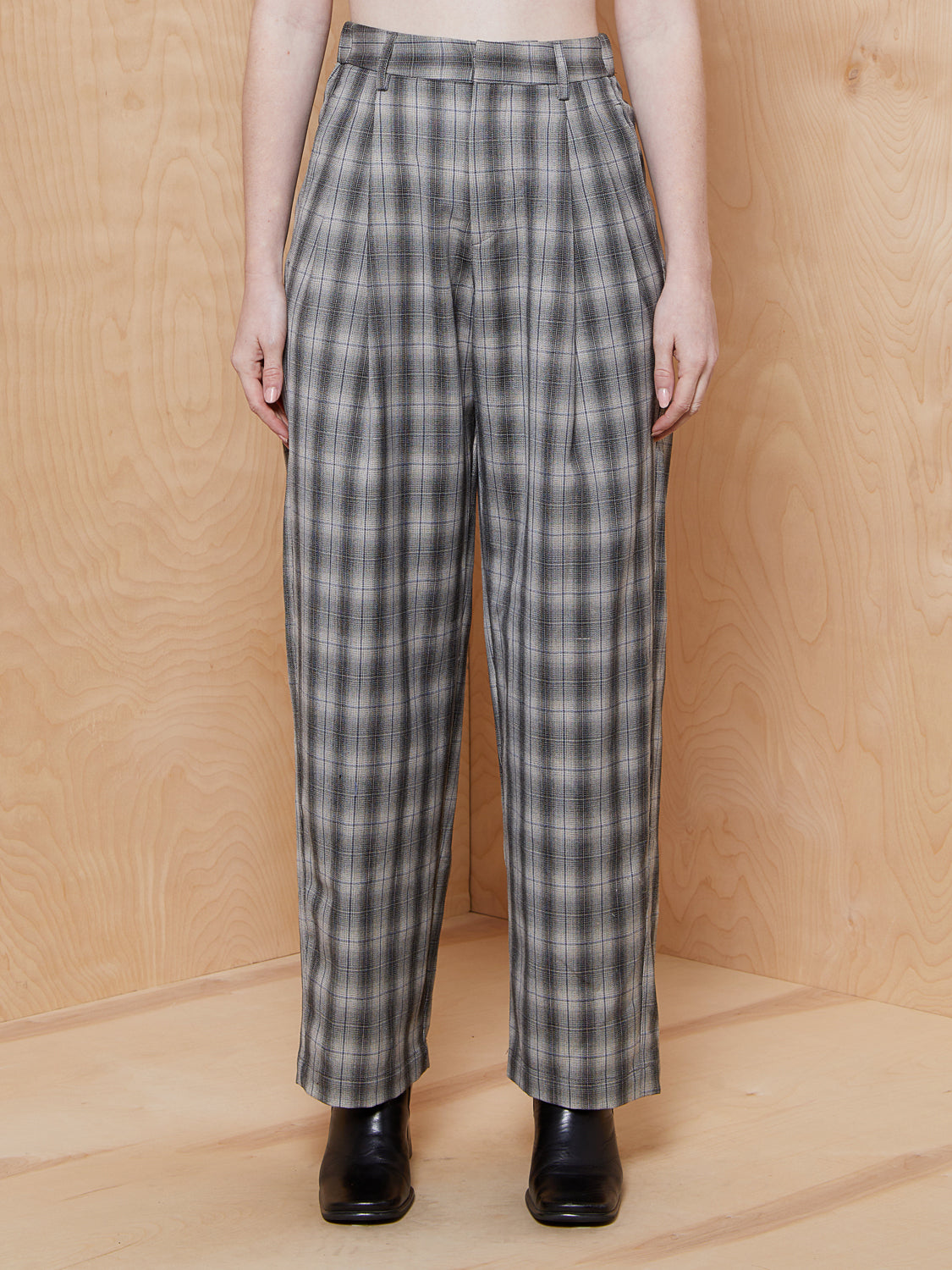 Urban Outfitters Lightweight Plaid Trousers