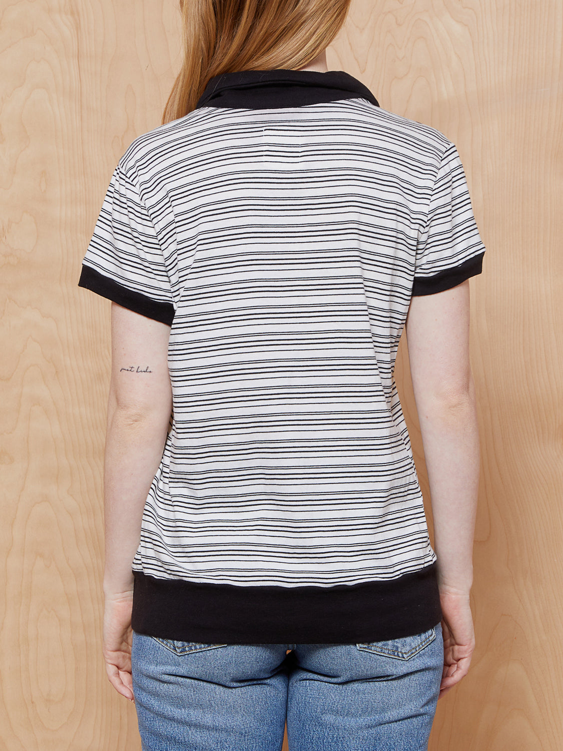 Camp Collection Striped Collared Shirt