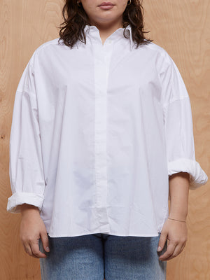 Modern Citizen White Collared Button Up Shirt