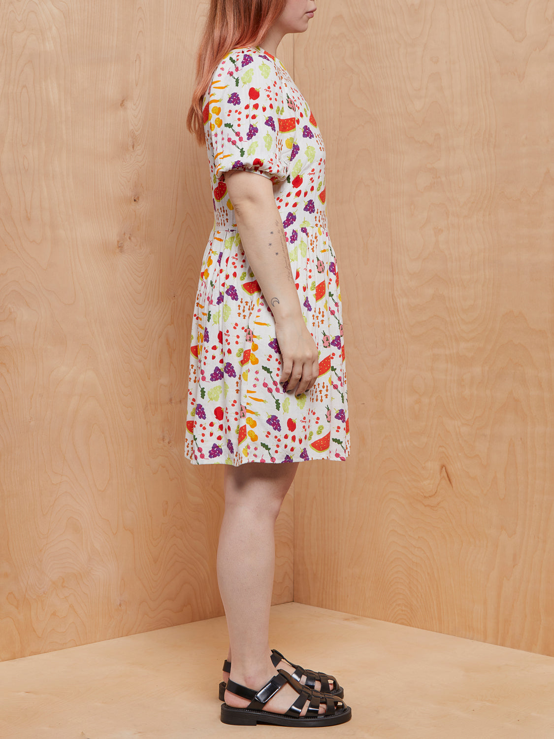 Lisa Says Gah Fruit Print Mini Dress