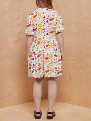 Lisa Says Gah Fruit Print Mini Dress