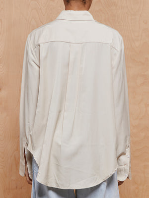 Our Second Nature Beige Button Up Top
