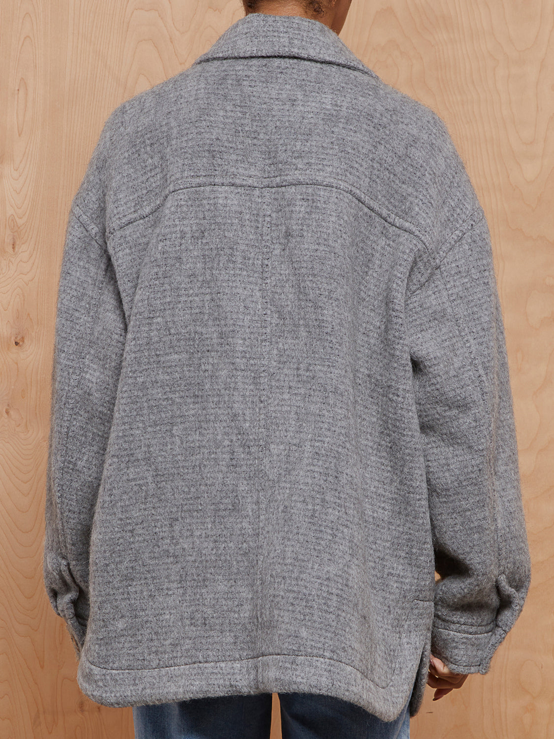 Madewell Grey Wool Chore Coat