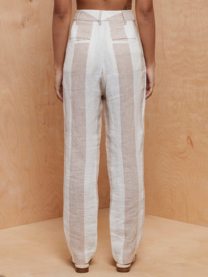 Mara Hoffman Striped Linen Pants