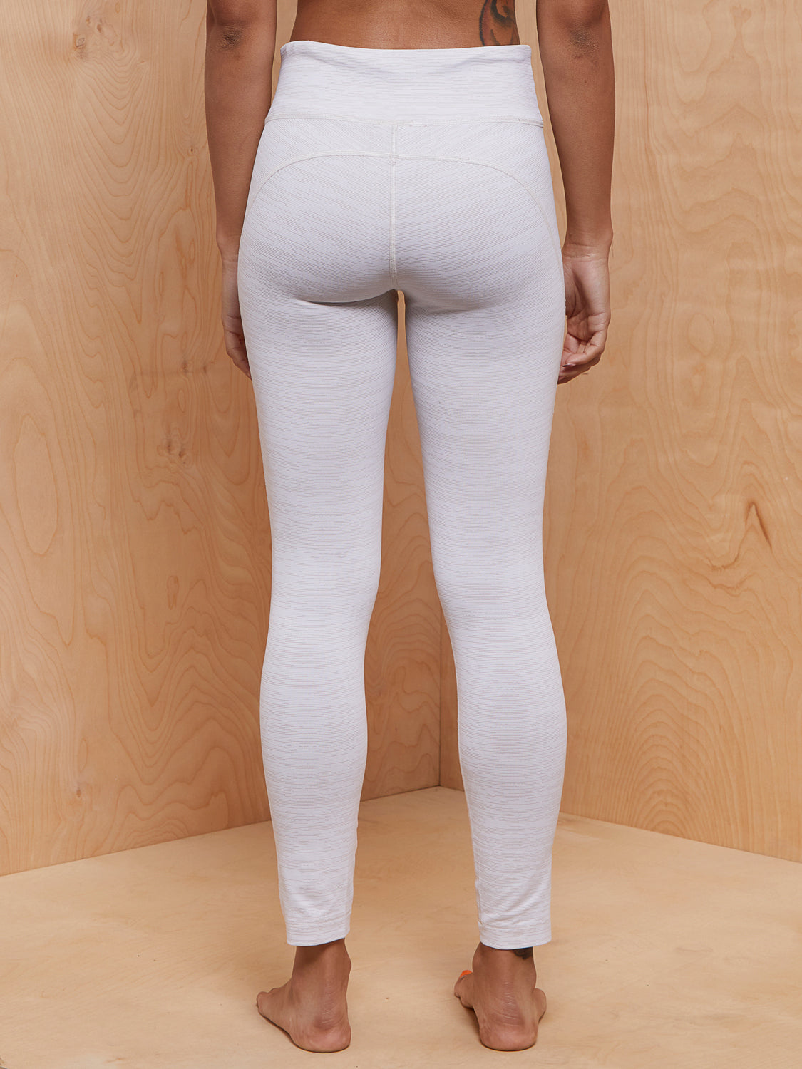 Outdoor Voices Techsweat Leggings in White Sand