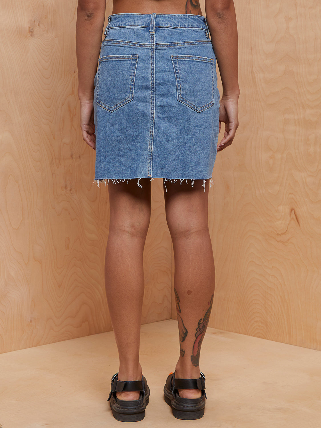 Oliver Logan Denim Mini Skirt