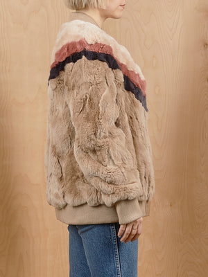 Real Fur Heartloom Bomber Style Jacket