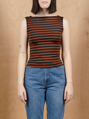 French Curve Striped Tank