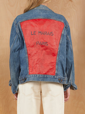 Le Marais Paris Painted Levi's Denim Jacket