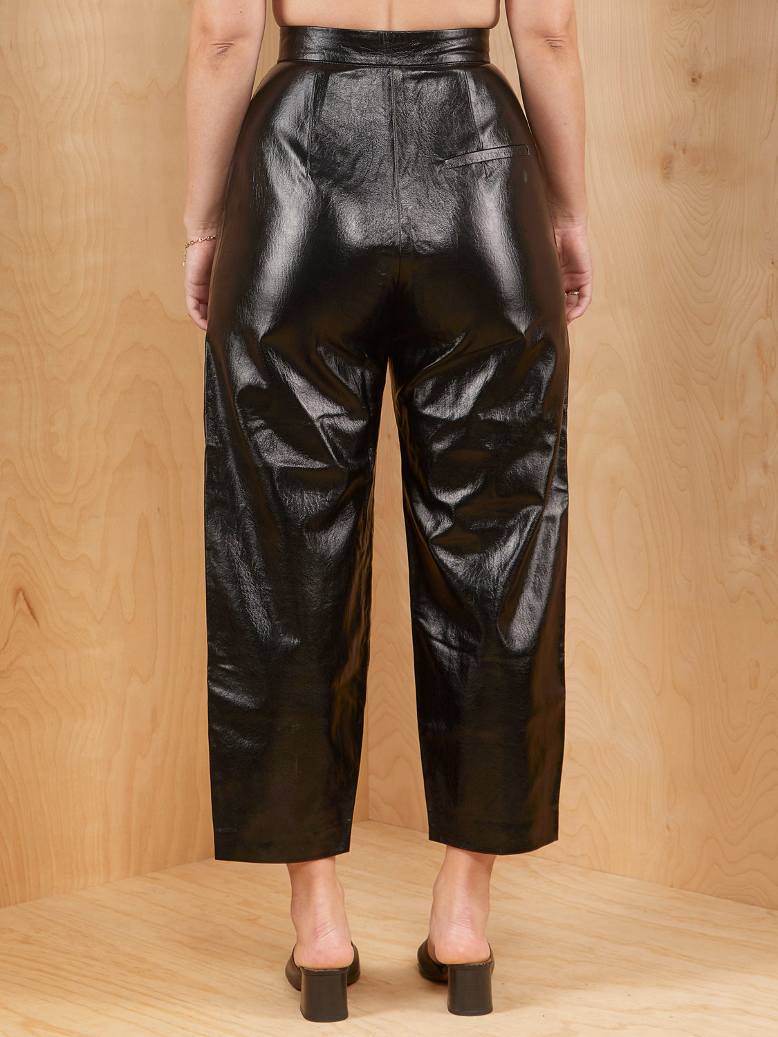 Pixie Market Patent Faux Leather Trouser